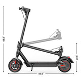 iScooter i10Max Electric Scooter 10" Tires 750W Motor 48V 18Ah Battery