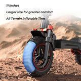 iScooter iX5S Electric Scooter 11" Off-Road Tires 1000W Motor 48V 15Ah Battery