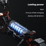 iScooter iX5S Electric Scooter 11" Off-Road Tires 1000W Motor 48V 15Ah Battery