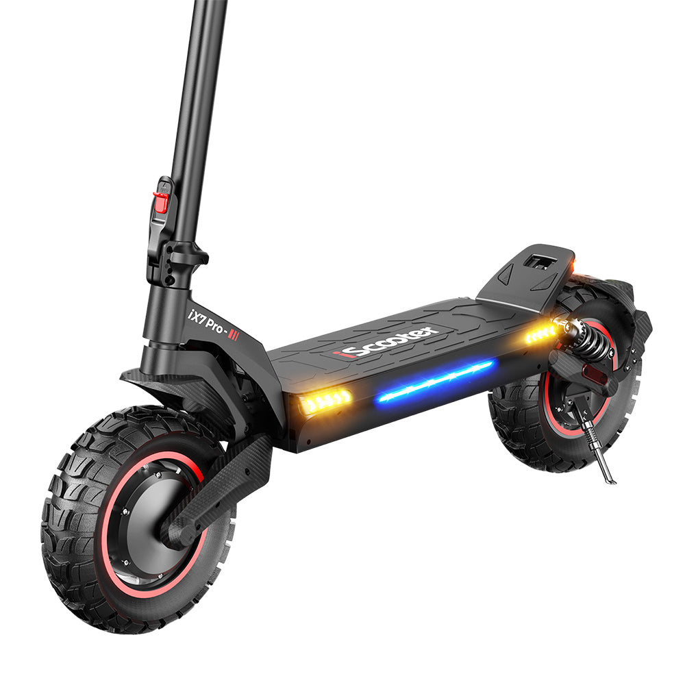 iScooter iX7 Pro Electric Scooter 10" Tires Dual 1000W Motors 48V 17.5Ah Battery