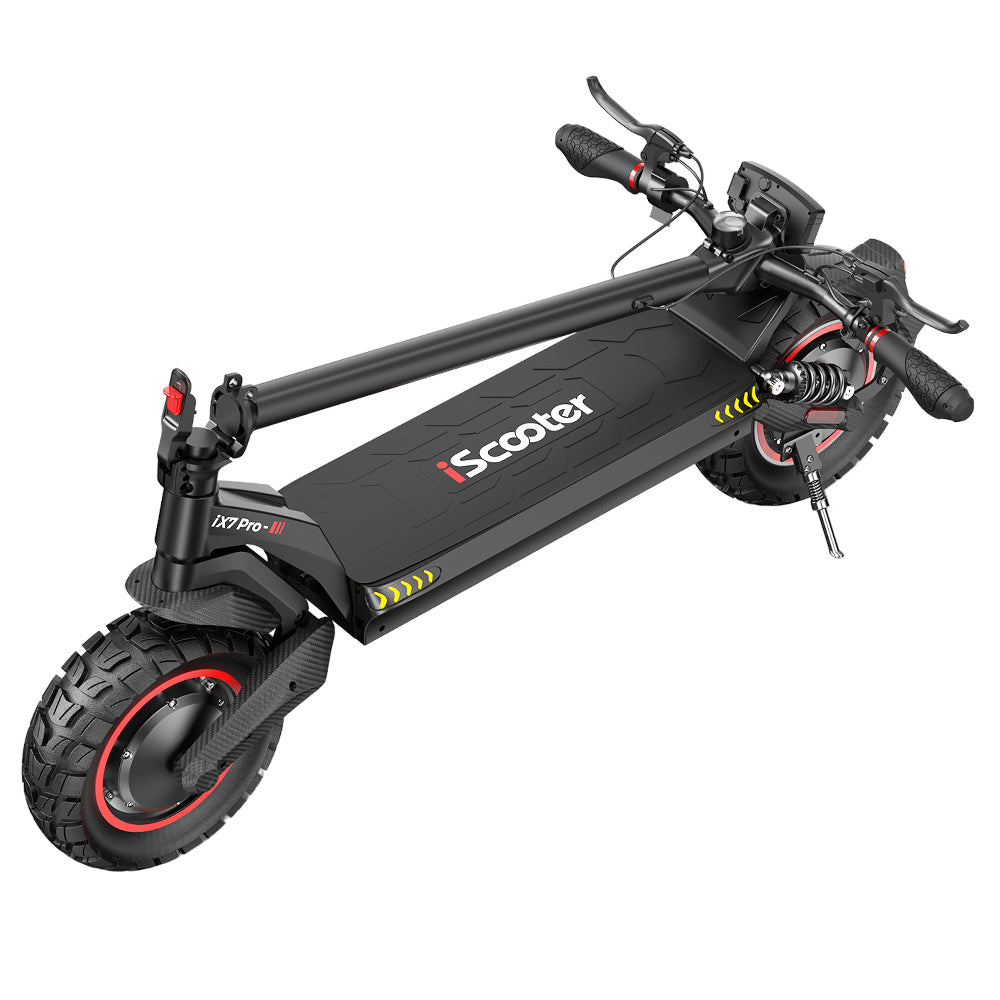 iScooter iX7 Pro Electric Scooter 10" Tires Dual 1000W Motors 48V 17.5Ah Battery