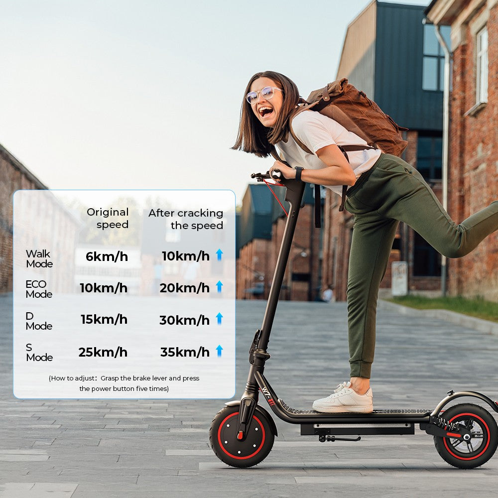 iScooter W7 Electric Scooter 8.5" Tires 350W Motor 42V 7.8Ah Battery