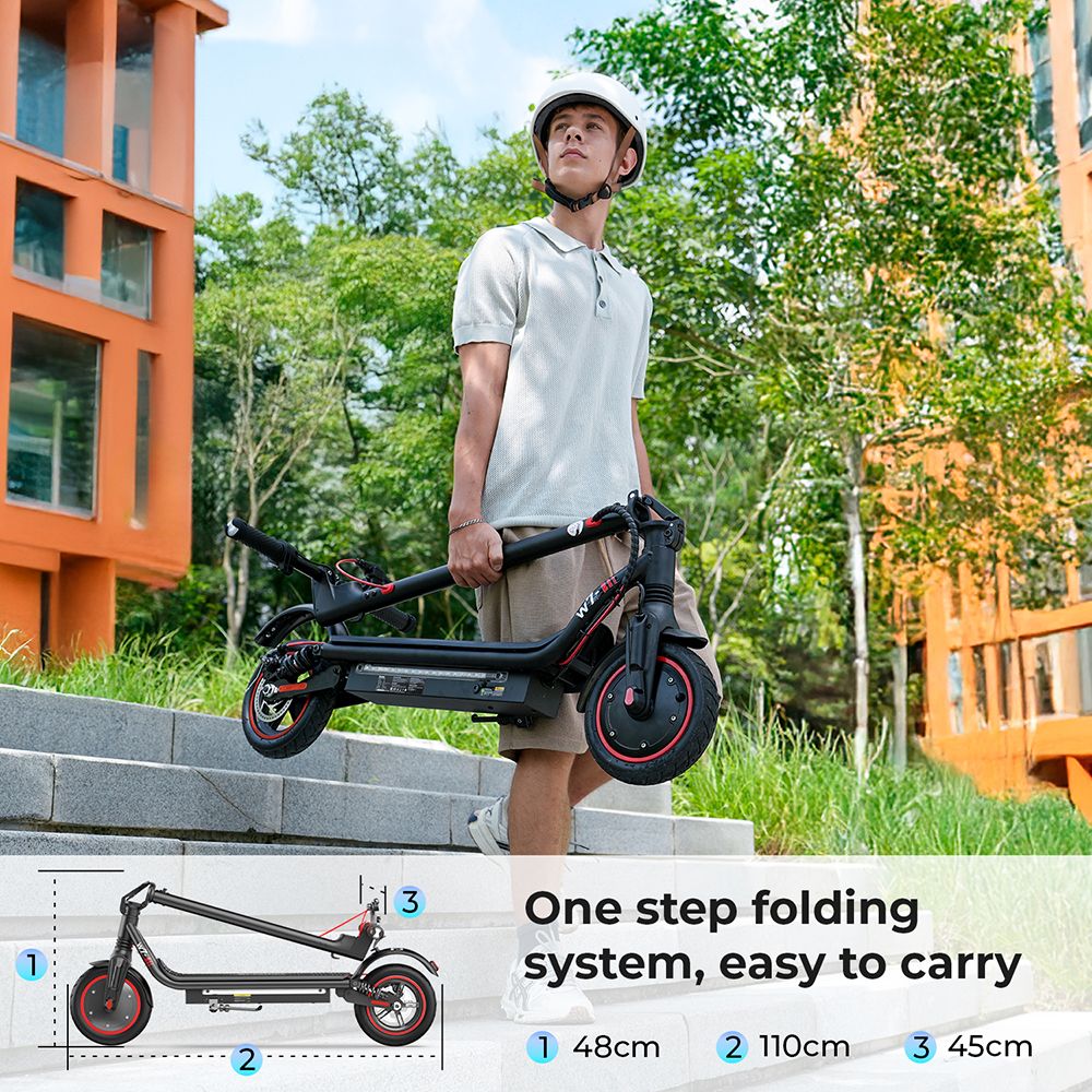 iScooter W7 Electric Scooter 8.5" Tires 350W Motor 42V 7.8Ah Battery