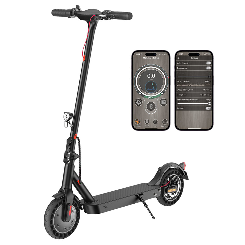 isinwheel E9T Max Electric Scooter with ABE 10" Tires 500W Motor 36V 10Ah Battery