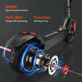 isinwheel GT2 Electric Scooter 11"  Off-road Tires 800W Motor 48V 15Ah Battery