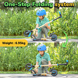 iSinwheel S6 Kids Folding Electric Scooter 6.5" Tires 150W Motor 21.6V 5Ah Battery