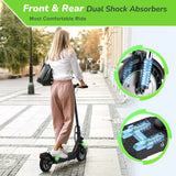 isinwheel S9 Max Electric Scooter 10" Tires 500W Motor 36V 10.4Ah Battery