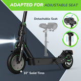 isinwheel S9 Max Electric Scooter 10" Tires 500W Motor 36V 10.4Ah Battery