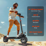 isinwheel T4 Electric Scooter with ABE 10" Tires 500W Motor 48V 12.5Ah Battery