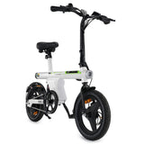 isinwheel U1 Electric Bike with Seat 14" Tires 250W Motor 36V 7.8Ah Battery