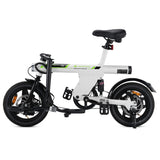 isinwheel U1 Electric Bike with Seat 14" Tires 250W Motor 36V 7.8Ah Battery