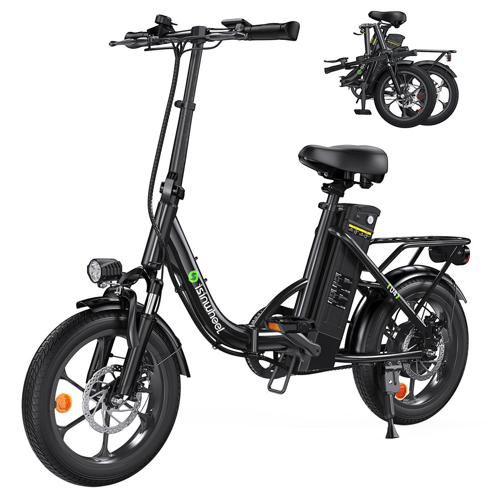 isinwheel U4 Electric Bike 16" Tires 500W Motor 36V 10.4Ah Battery