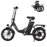 isinwheel U4 Electric Bike 16" Tires 500W Motor 36V 10.4Ah Battery