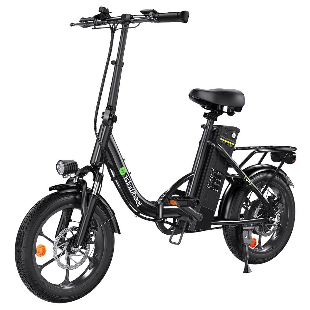 isinwheel U4 Electric Bike 16" Tires 500W Motor 36V 10.4Ah Battery