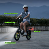 isinwheel U4 Electric Bike 16" Tires 500W Motor 36V 10.4Ah Battery