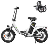 isinwheel U4 Electric Bike 16" Tires 500W Motor 36V 10.4Ah Battery