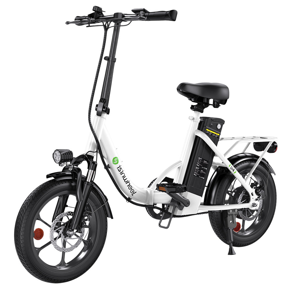 isinwheel U4 Electric Bike 16" Tires 500W Motor 36V 10.4Ah Battery