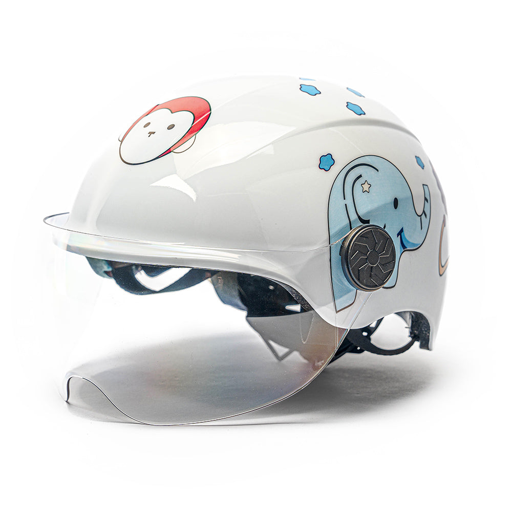 Cartoon Electric Motorcycle Helmet for Kids/Children