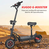 KUGOO G-Booster Electric Scooter with Seat 10" Dual 800W Motor 48V 23Ah Battery