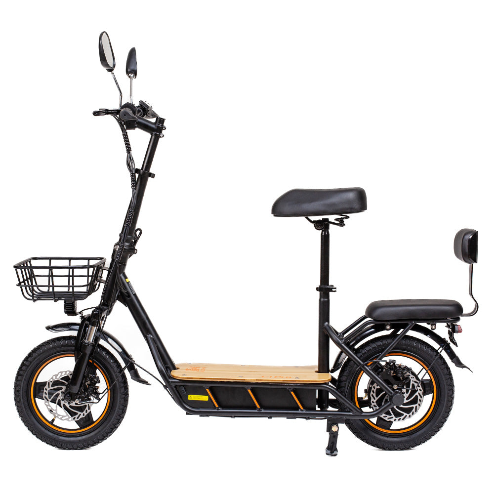 KuKirin C1 Pro Electric Scooter 2024 Version with Seat 14" Tires 500W Motor 48V 26Ah Battery