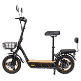 KuKirin C1 Pro Electric Scooter with Seat 14" Off-Road Tires 500W Motor 48V 26Ah Battery