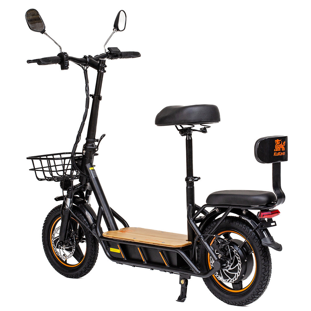 KuKirin C1 Pro Electric Scooter 2024 Version with Seat 14" Tires 500W Motor 48V 26Ah Battery