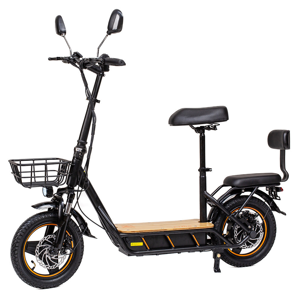 KuKirin C1 Pro Electric Scooter 2024 Version with Seat 14" Tires 500W Motor 48V 26Ah Battery