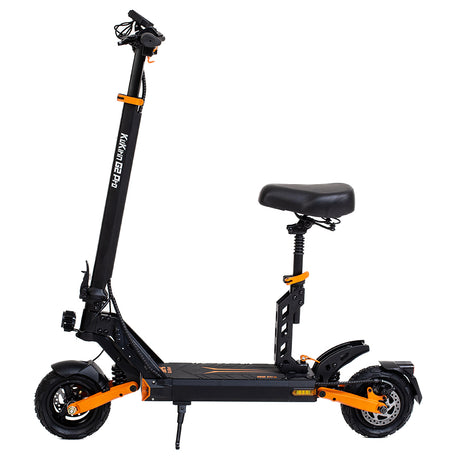 Trottinette électrique KuKirin G2 Pro avec pneus tout-terrain de 9 pouces, moteur 600W, vitesse de 45 km/h, batterie de 48V 15Ah pour une autonomie de 55 km avec siège détachable