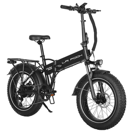 LAIFOOK Cityfun Electric Bike 20" Fat Tires 250W Motor 48V 14Ah Battery