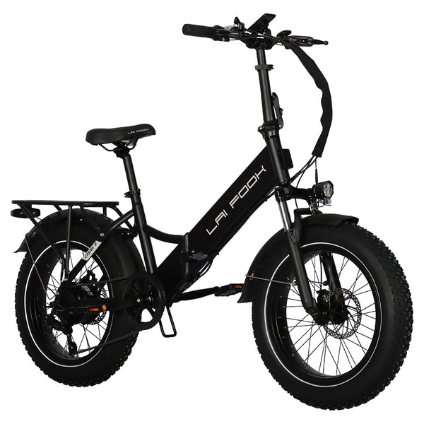 LAIFOOK Cityfun S Electric Bike 20" Fat Tires 250W Motor 48V 14Ah Battery