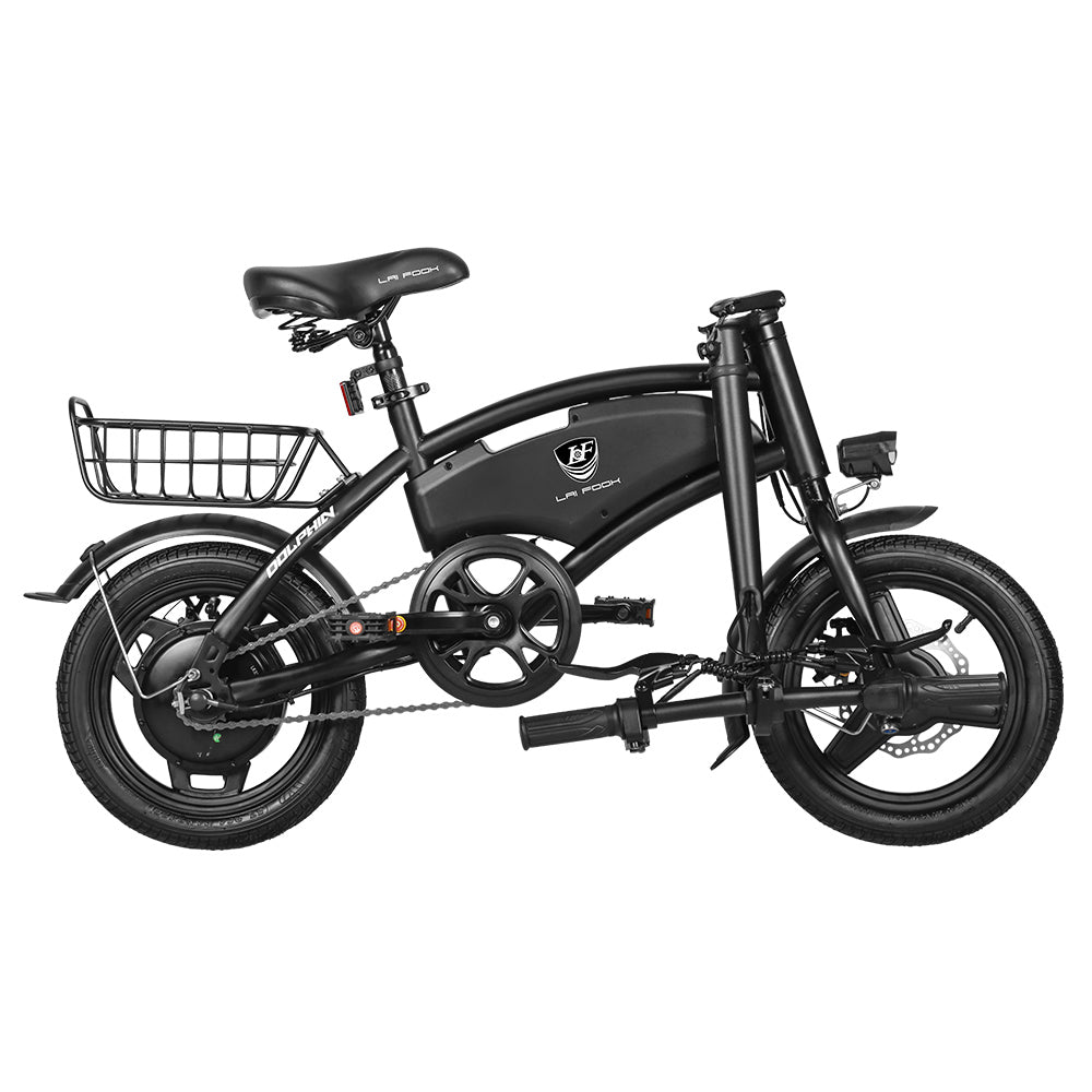 LAIFOOK Dolphin Electric City Bike 14“ Tires 250W Motor 36V 7.8Ah Battery