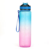 Motivational Sports Water Bottle with Straw 32oz