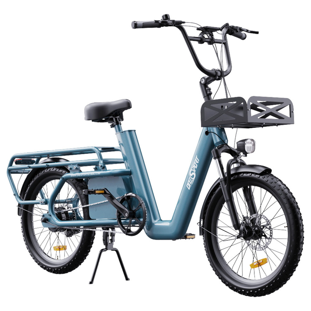 ONESPORT OT01 Electric Cargo Bike 20" Tires 650W Motor 48V 27Ah Battery