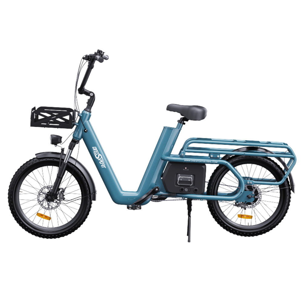 ONESPORT OT01 Electric Cargo Bike 20" Tires 650W Motor 48V 27Ah Battery