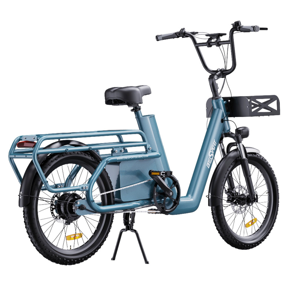 ONESPORT OT01 Electric Cargo Bike 20" Tires 650W Motor 48V 27Ah Battery