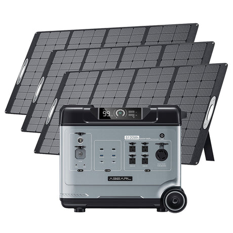 OUKITEL P5000 Pro Portable Power Station+PV400 400W Foldable Solar Panels