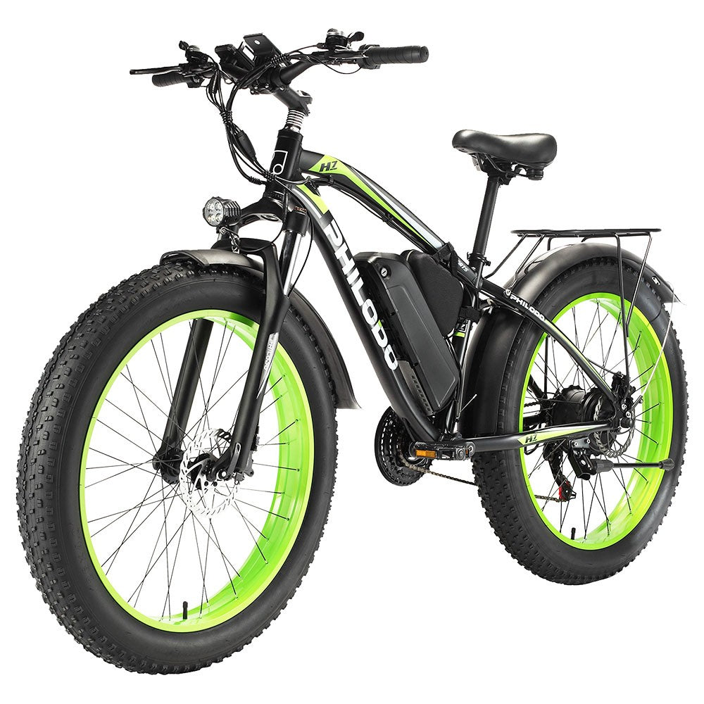 PHILODO H7 Electric Mountain Bike 26" Tires 1000W Motor 48V 17.5Ah Battery