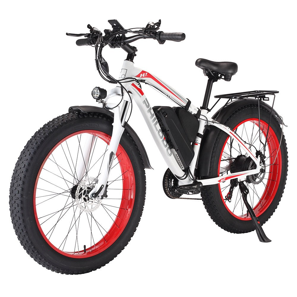 PHILODO H7 Electric Mountain Bike 26" Tires 1000W Motor 48V 17.5Ah Battery