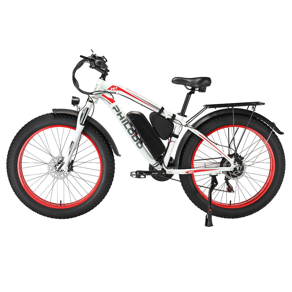 PHILODO H7 Electric Mountain Bike 26" Tires 1000W Motor 48V 17.5Ah Battery