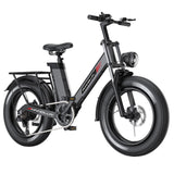 PHNHOLUN C6 Pro Electric Bike 20" Fat Tires 1000W Motor 48V 17Ah Battery