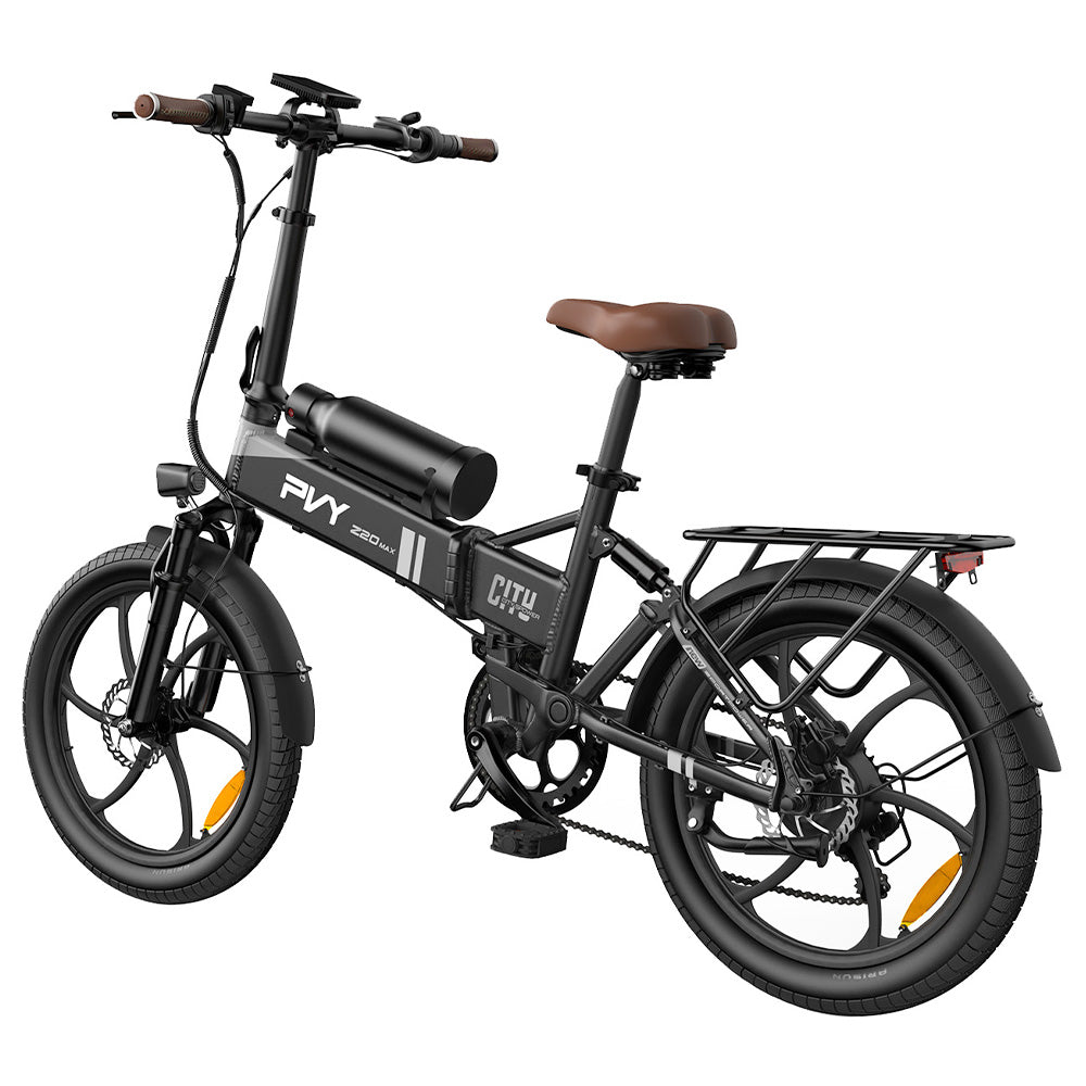 PVY Z20 MAX Electric Bike 20" Tires 750W Motor 36V 25.6Ah Dual Battery