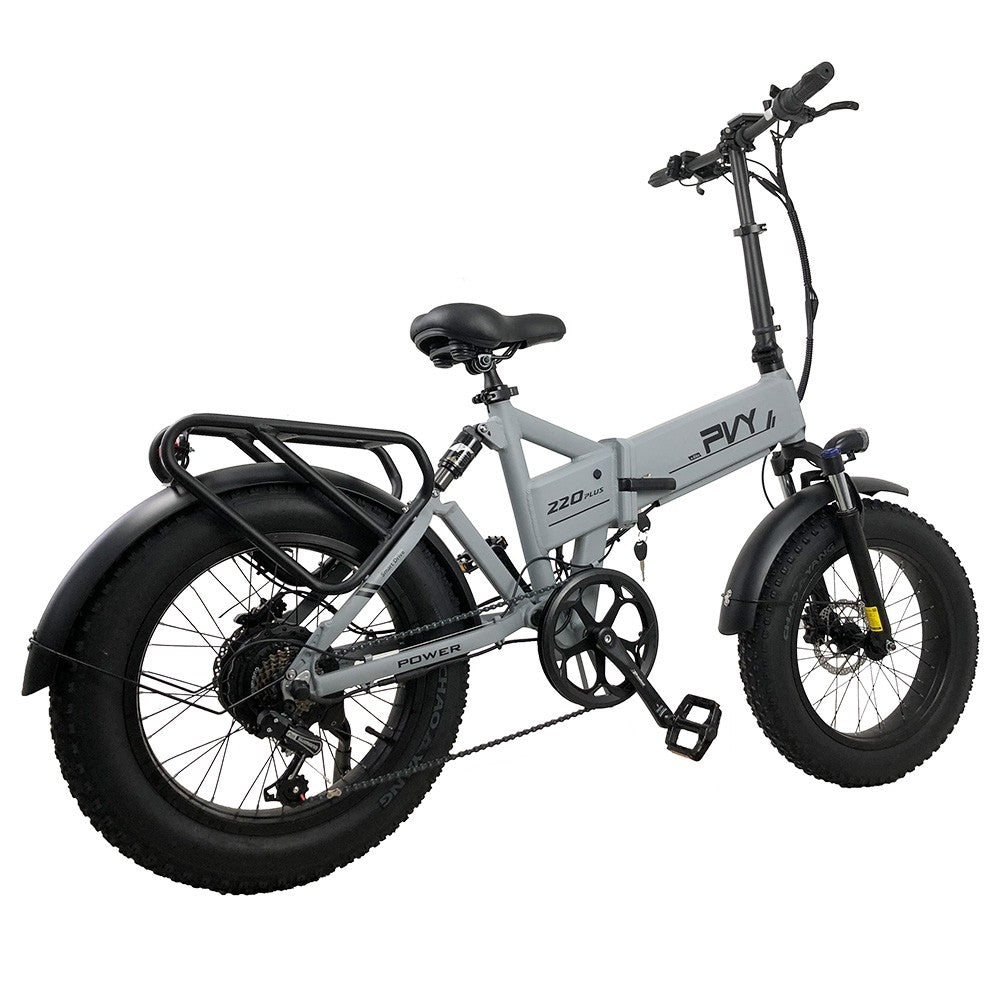 PVY Z20 Plus Electric Bike 20" Fat Tires 1000W Motor 48V 16.5Ah Battery