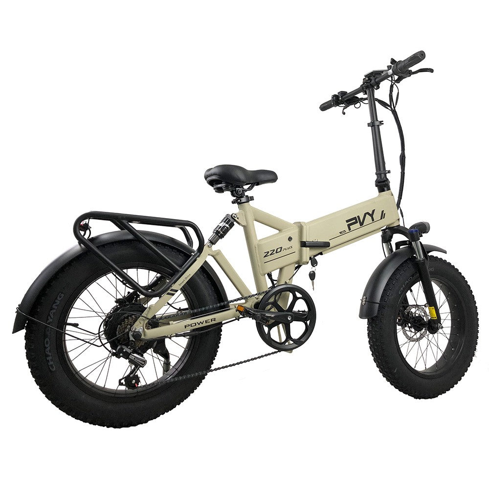 PVY Z20 Plus Electric Bike 20" Fat Tires 1000W Motor 48V 16.5Ah Battery