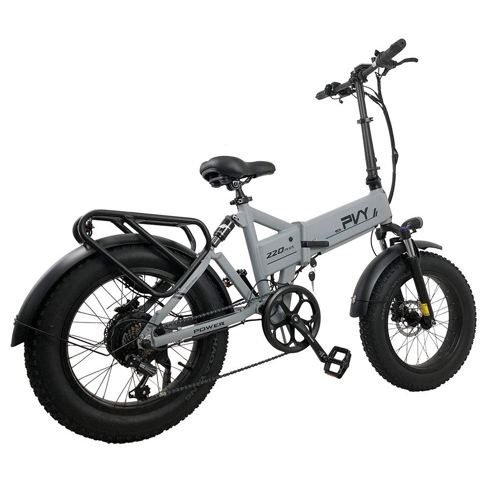 PVY Z20 Plus Electric Bike 20" Fat Tires 500W Motor 48V 14.5Ah Battery