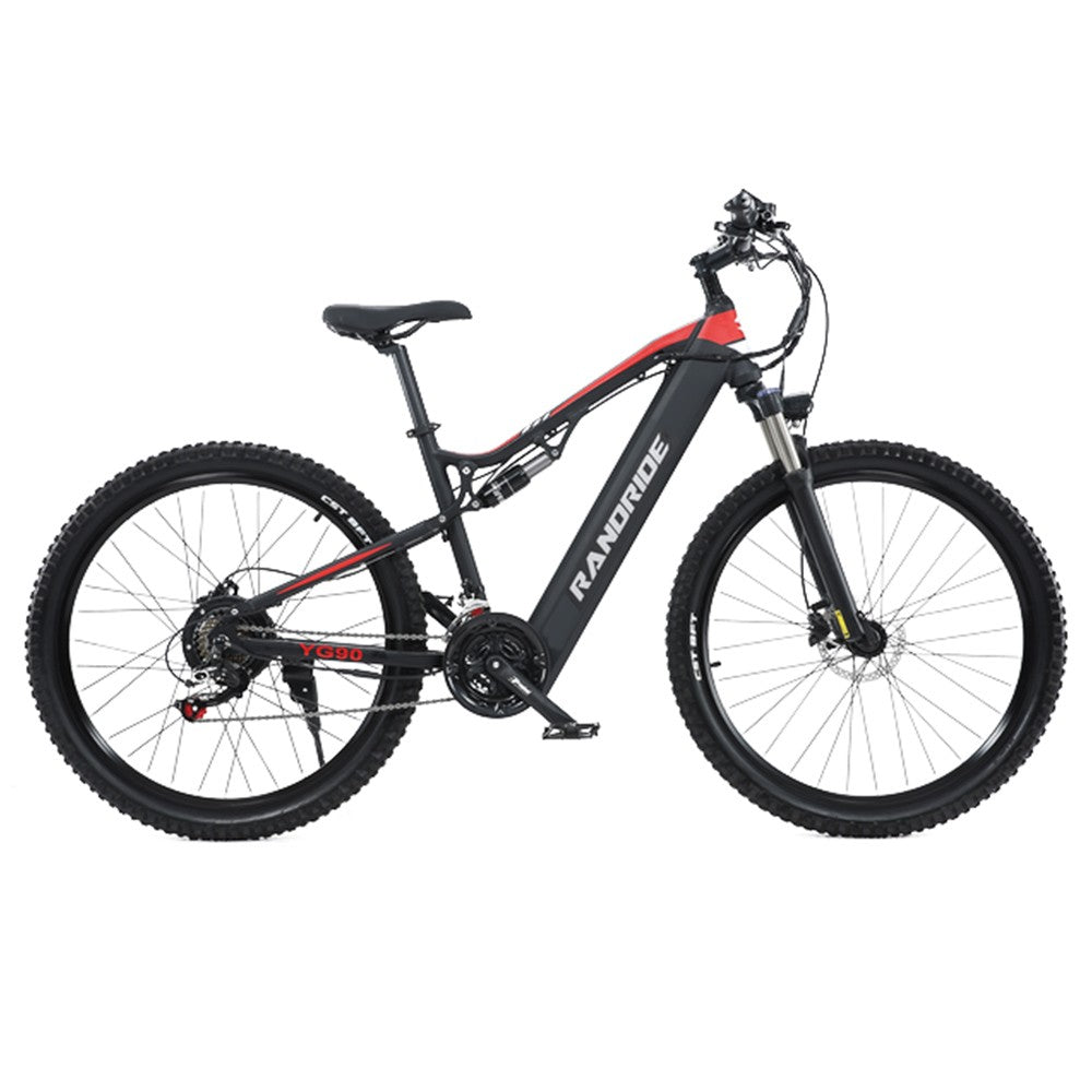 RANDRIDE YG90 Electric Mountain Bike 27.5" Tires 1000W Motor 48V 17Ah Battery