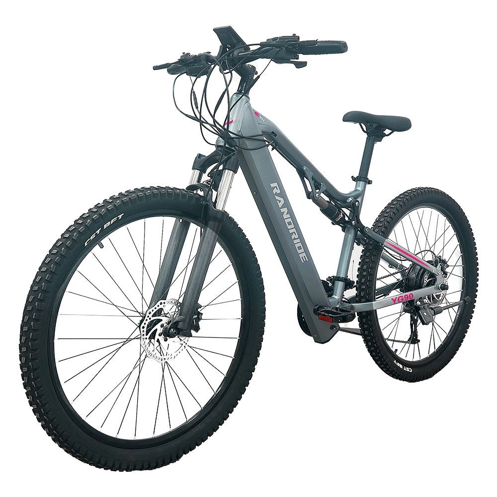 RANDRIDE YG90 Electric Mountain Bike 27.5" Tires 1000W Motor 48V 17Ah Battery