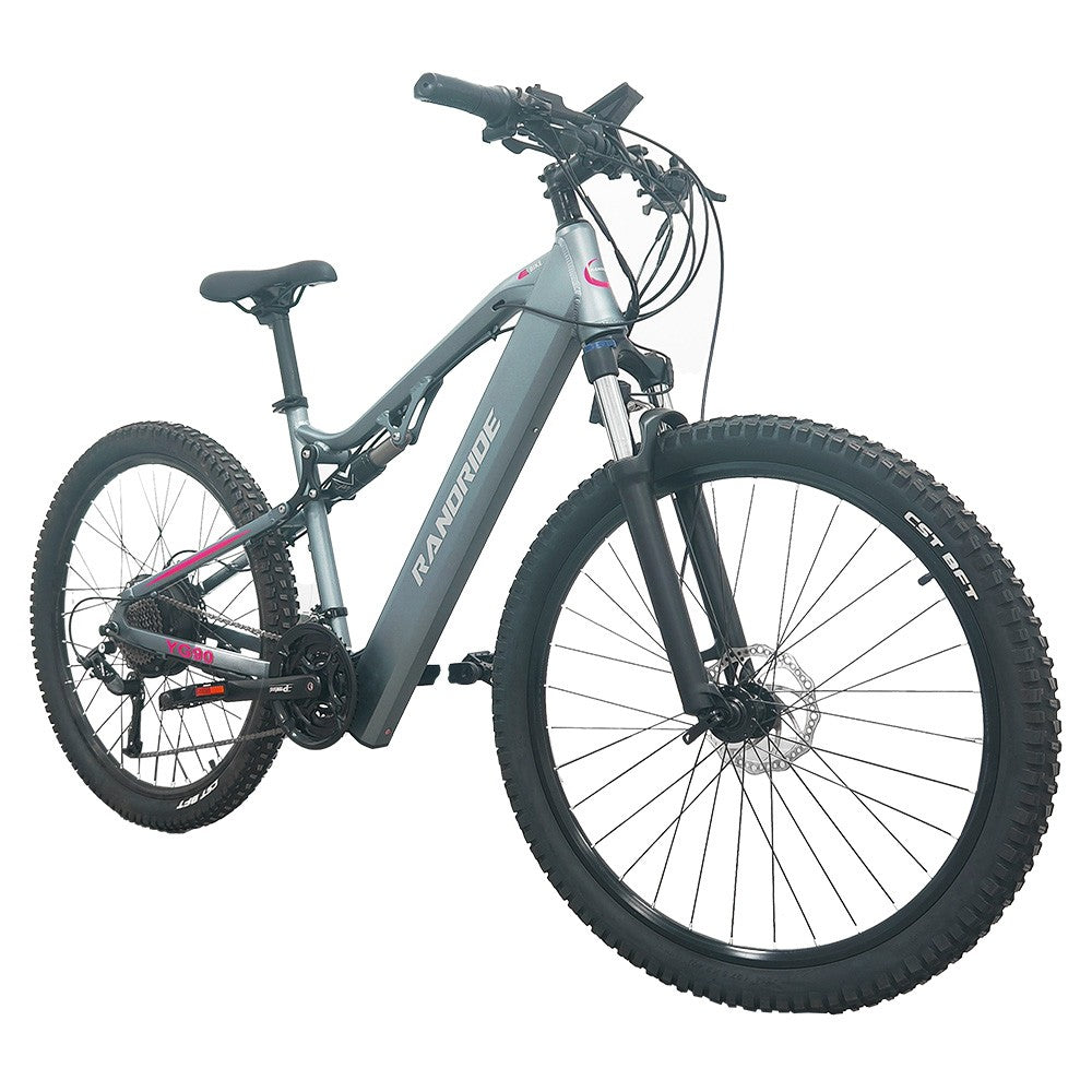 RANDRIDE YG90 Electric Mountain Bike 27.5" Tires 1000W Motor 48V 17Ah Battery