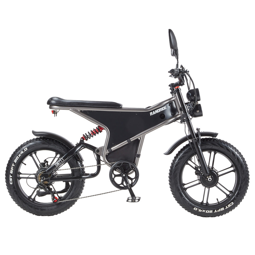 RANDRIDE DM711 Electric Dirt Bike 20" Off-Road Fat Tires Dual 1000W Motor