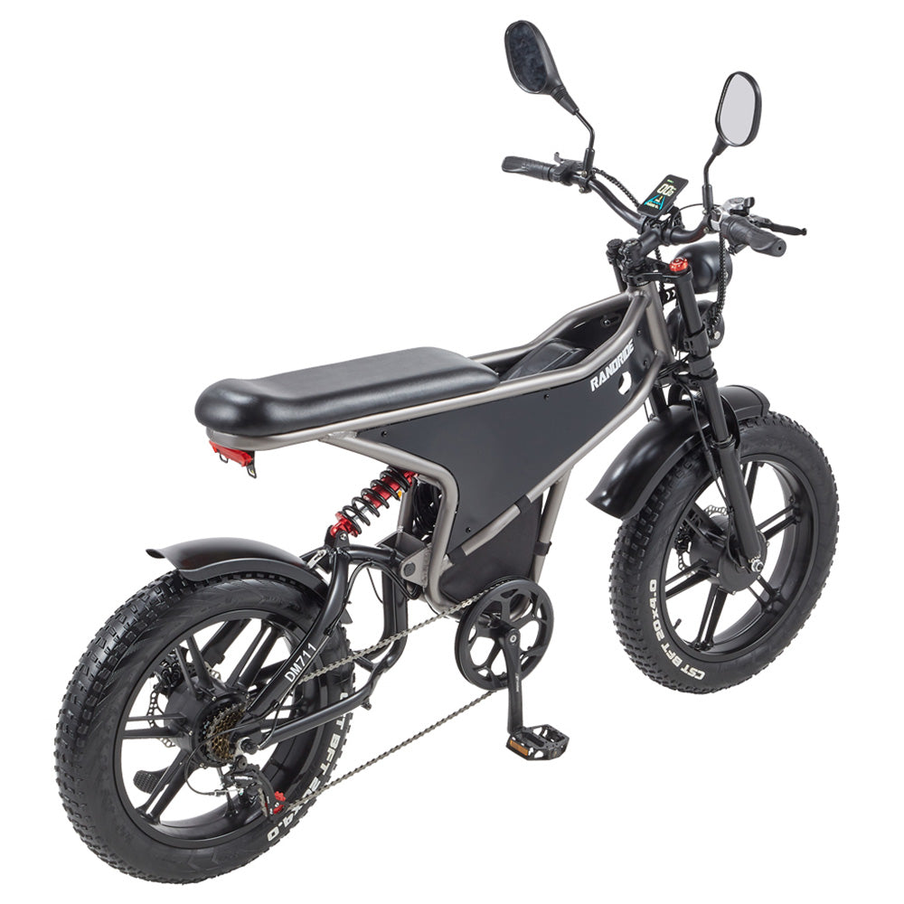 RANDRIDE DM711 Electric Dirt Bike 20" Off-Road Fat Tires Dual 1000W Motor