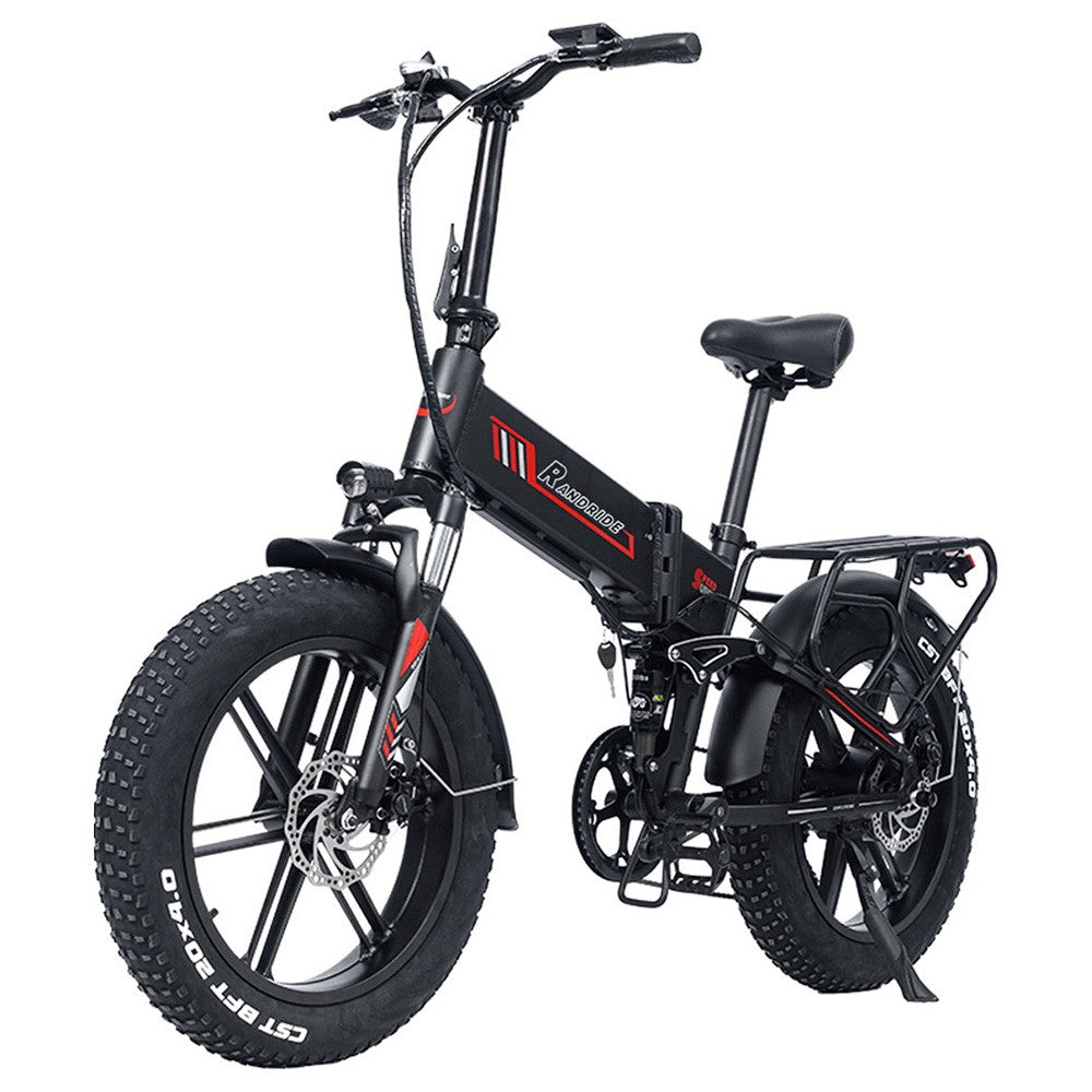 RANDRIDE YX20 Electric Bike 20" Off-Road Fat Tires 1000W Motor